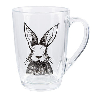 Tazza in Vetro Coniglio