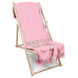 Telo Mare in Spugna di Cotone Rosa