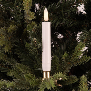 Set 10 Candele Led Bianche Ø 2x14 cm