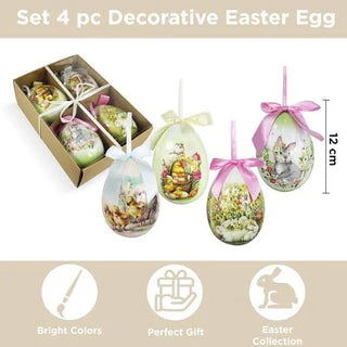 Uova Pasqua Dorothy con Coniglietti grandi - Set 4 pezzi