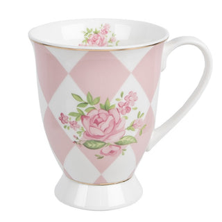 Tazza In Porcellana Con Rose
