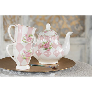 Tazza In Porcellana Con Rose