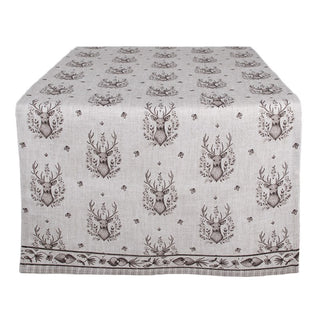 Runner da tavolo 50x140 cm Beige Cotone Cervo Tovaglia