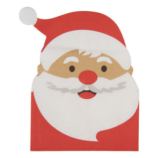 Tovaglioli in Carta a Forma di Babbo Natale