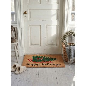 Zerbino in Fibra di Cocco "Happy Holiday"